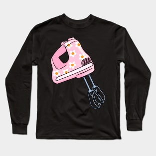 Pink Hand Mixer Long Sleeve T-Shirt